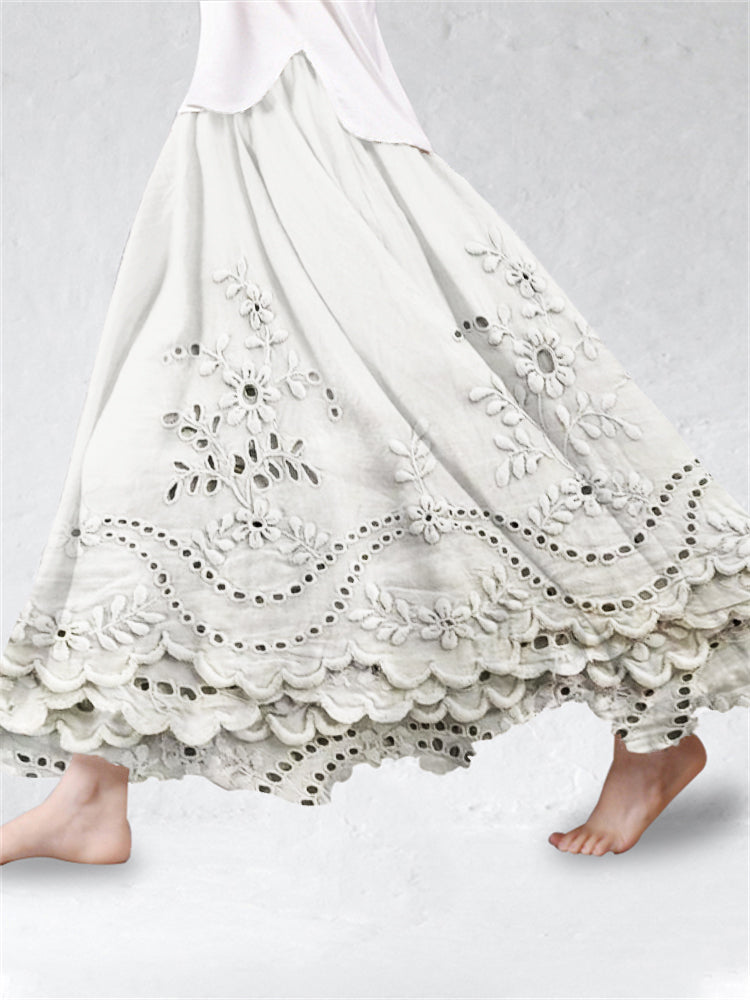 Luna™ - Falda bohemia con estampado