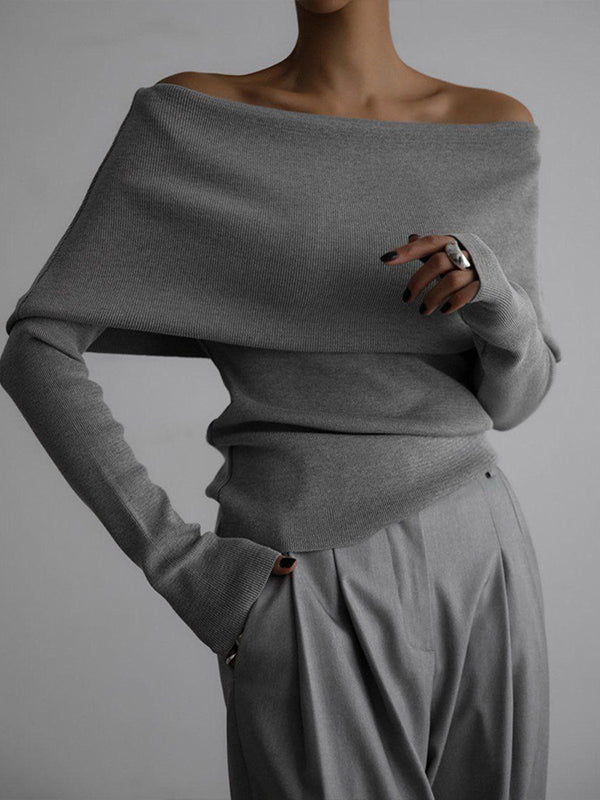 Erica | Suéter Elegante con Hombros Descubiertos