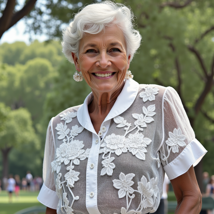 Emma™ - Vintage Printed Shirt