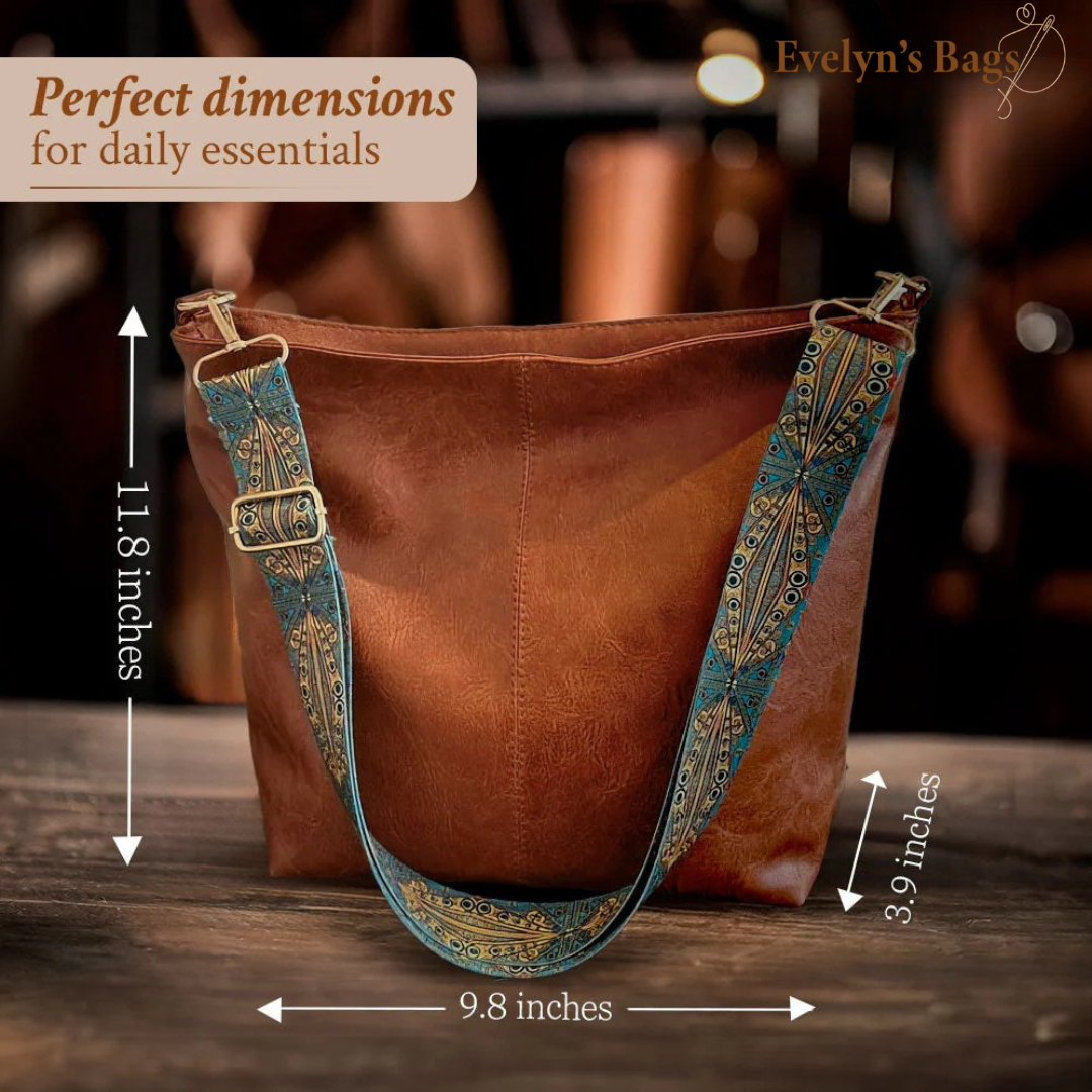 Le Charme Vintage de Chelsey | Sac à bandoulière en cuir