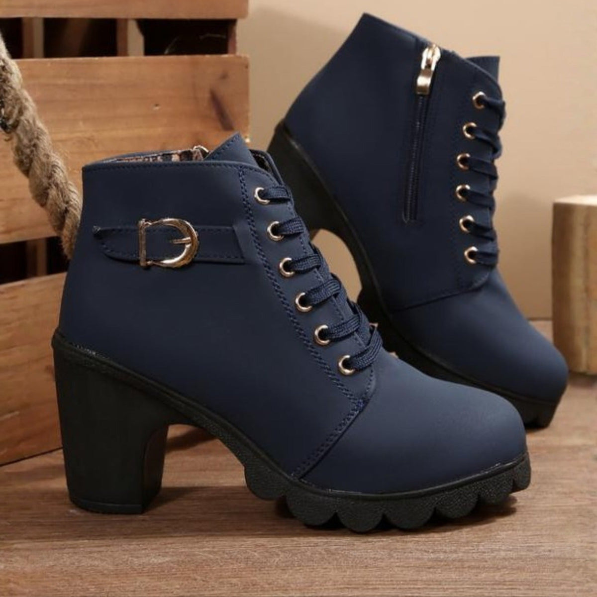 Harper™ | Bottes élégantes à talon carré