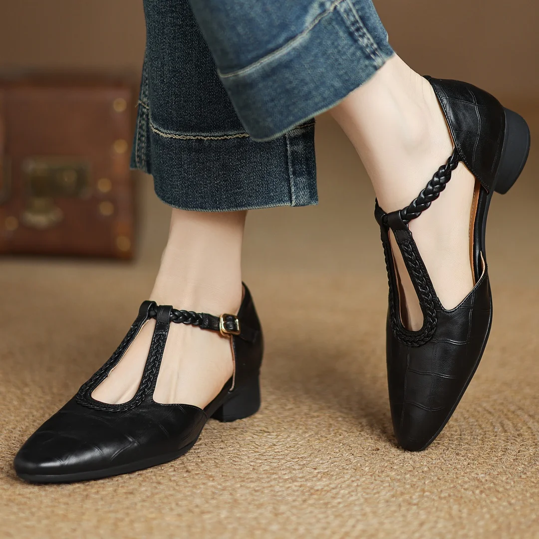 Veronica Leather Sandals