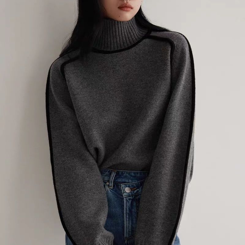 Claire - Pull col roulé chic