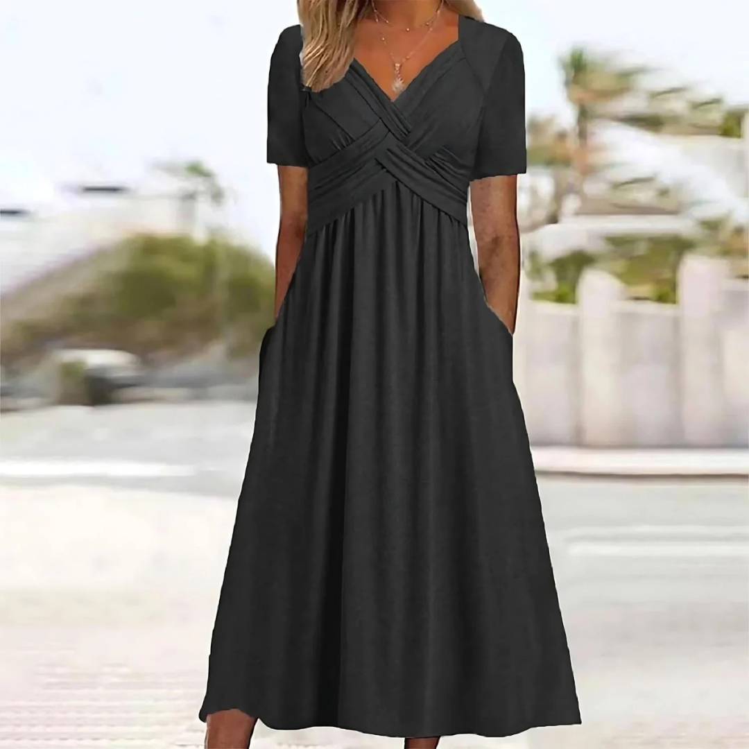 Emily - Robe élégante qui dissimule le ventre