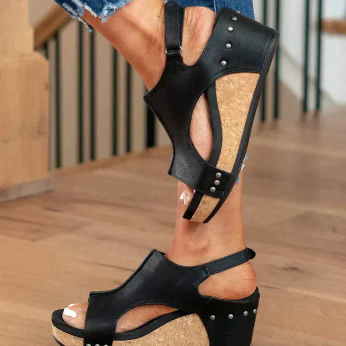 Madeline - Sandalias de Cuña con Estilo