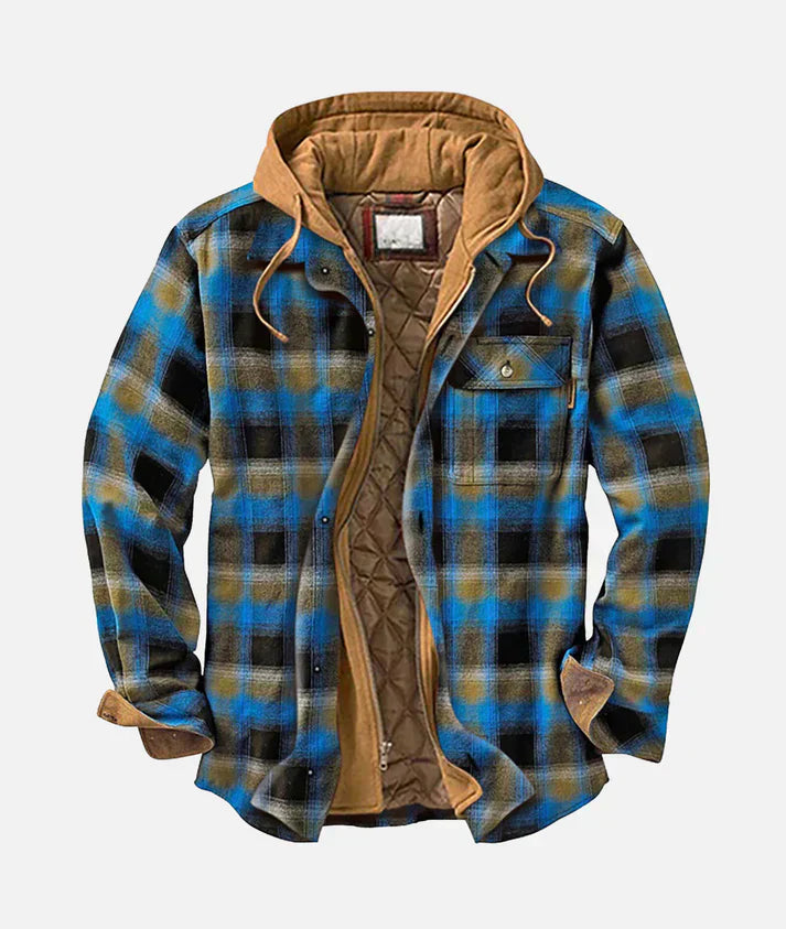 Savrani – Patchwork Plaid Jacket