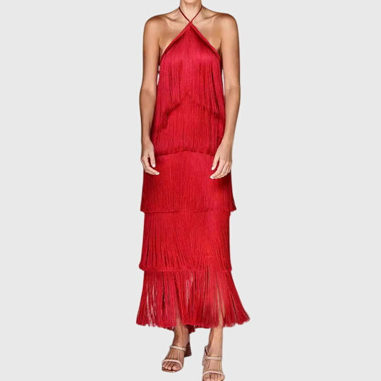 Artiselle™ - Robe à pompons