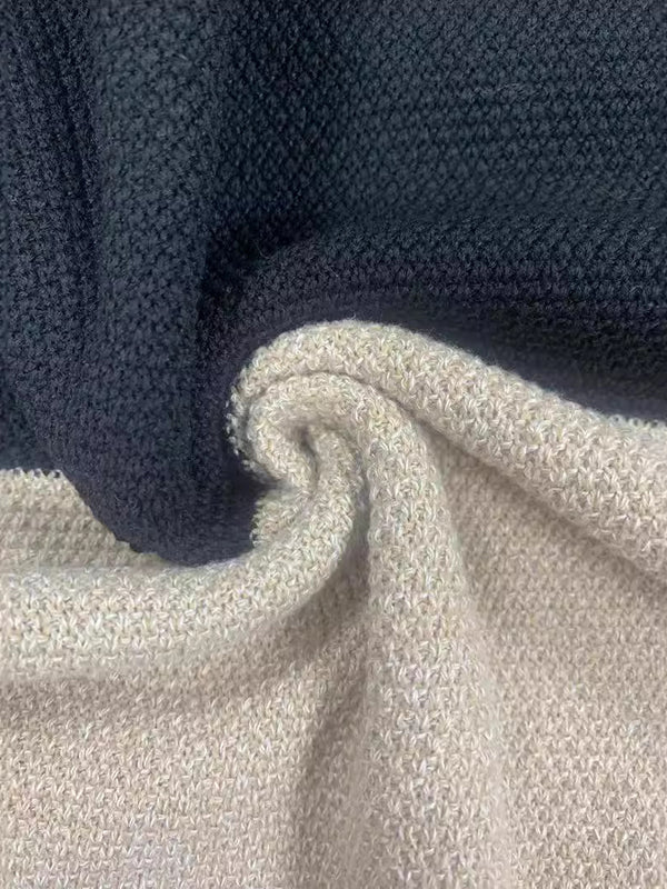Brylee | Pull en maille bicolore