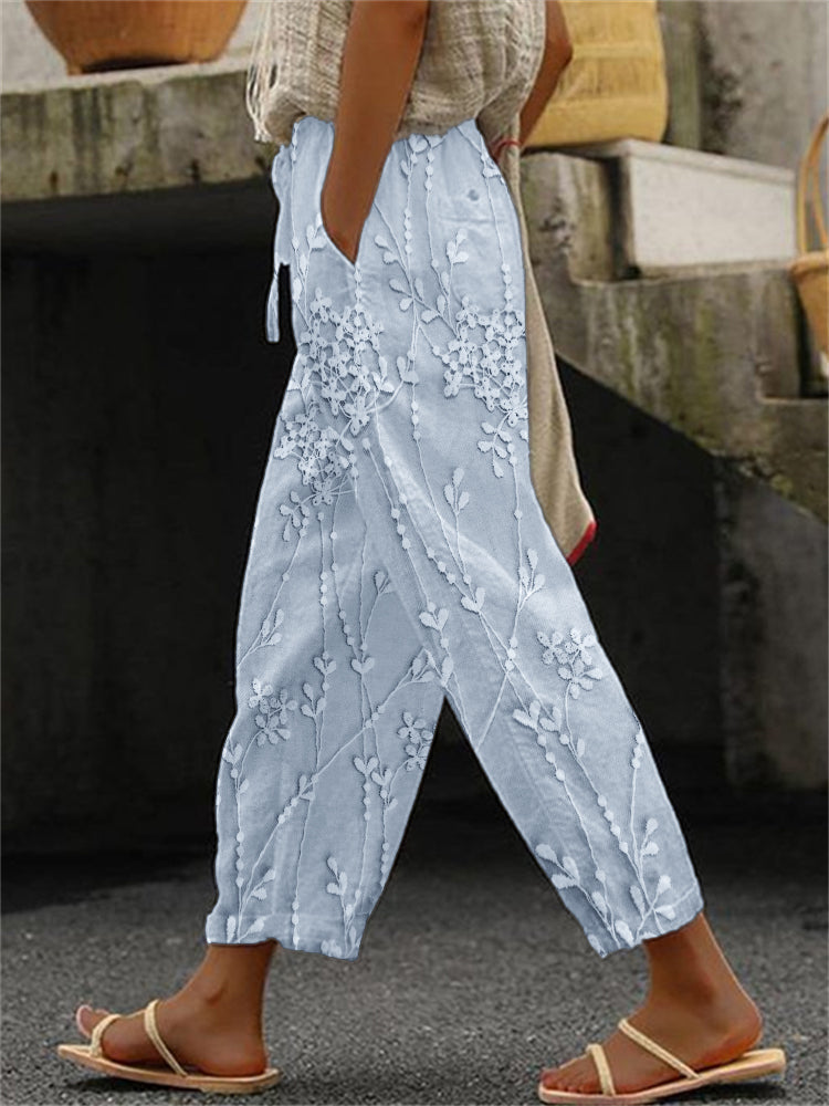 Zoey™ - Pantalon Imprimé Vigne