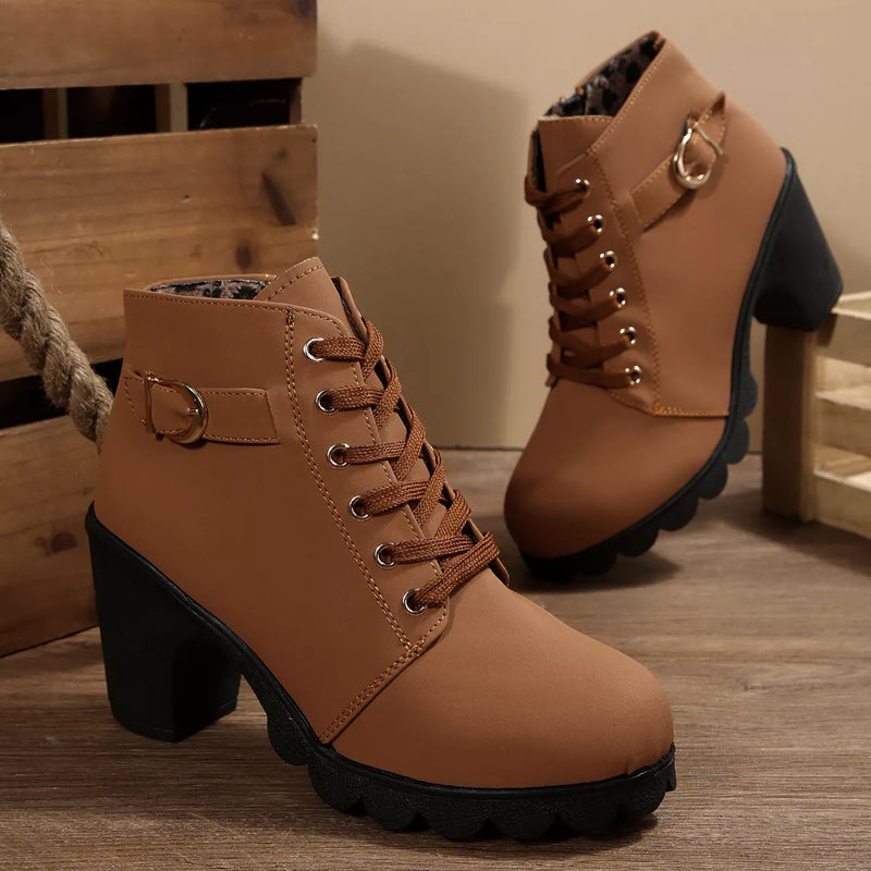 Harper™ | Bottes élégantes à talon carré