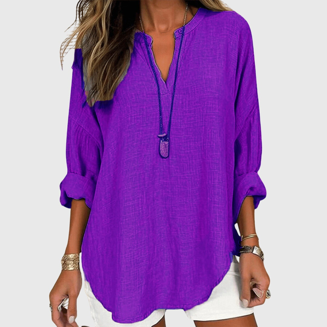Lenara™ | Chemise de plage fluide et élégante