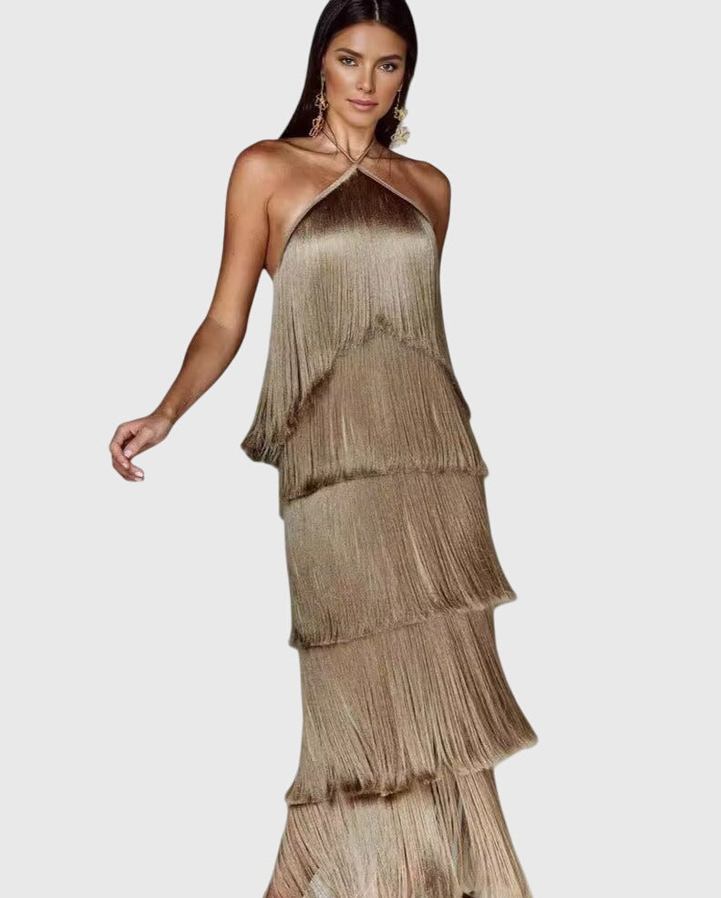 Artiselle™ - Robe à pompons