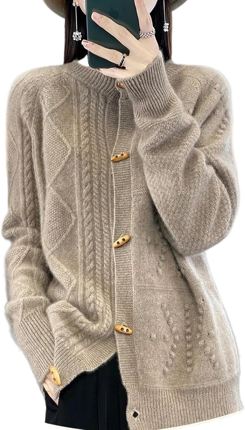 Wendy | Crew Neck Cardigan