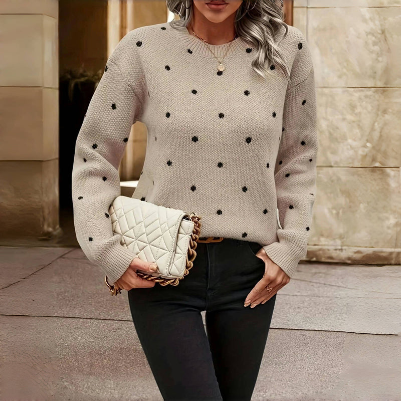 Esmee | Pull Classique à Pois