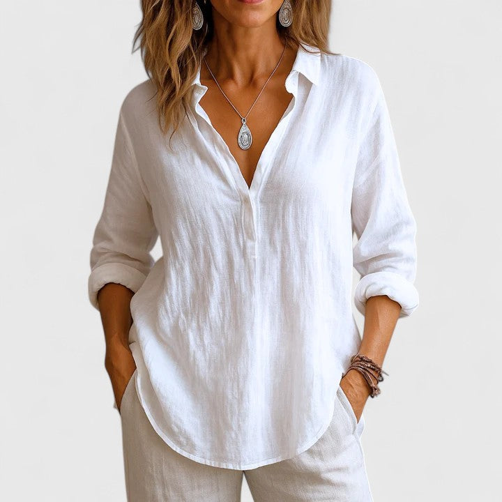 Franzina | Blouse confortable en lin