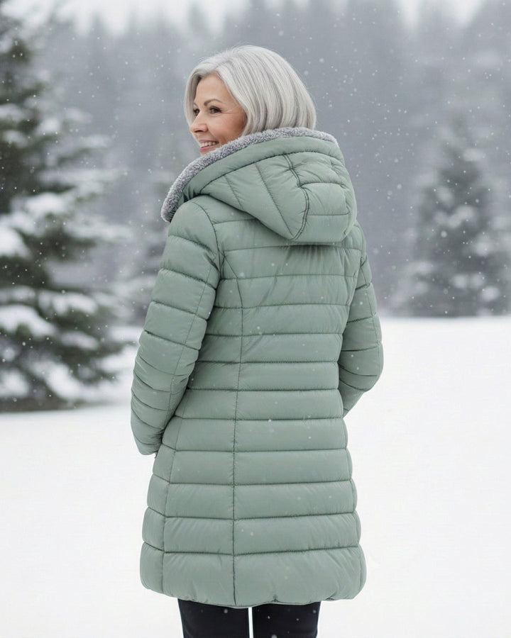 Lianda™ – Warm Fleece-Lined Puffer Coat with Flattering A-Line Fit