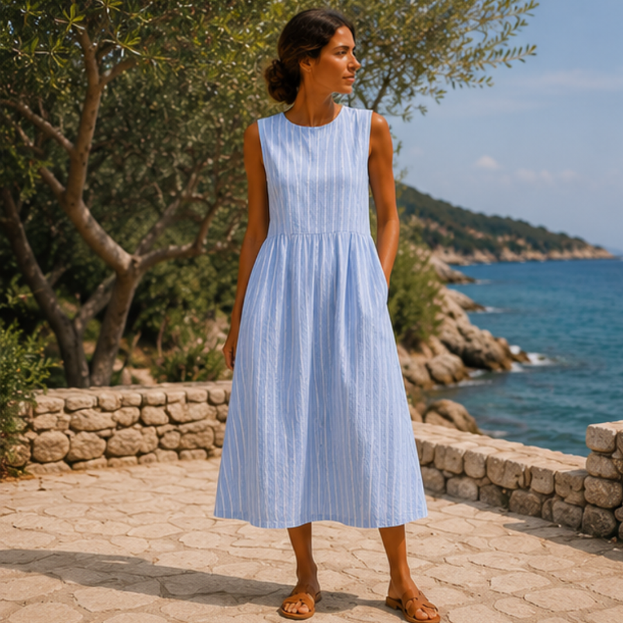 Natasha - Lightweight Striped Dress