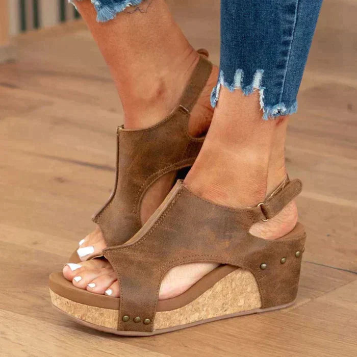 Madeline - Sandalias de Cuña con Estilo