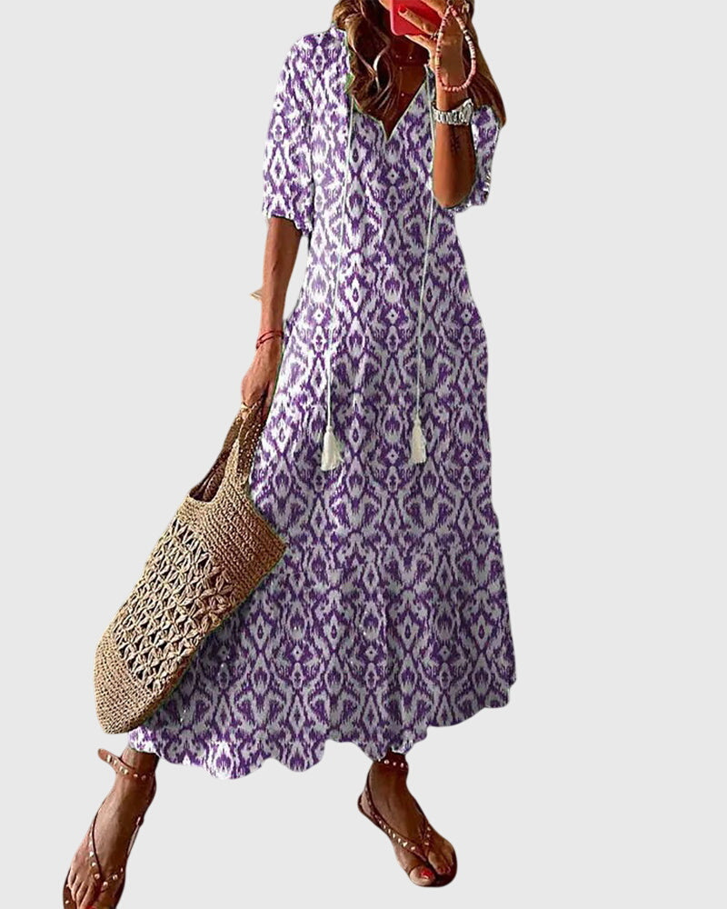 Amalia™ | Vestido Boho Vintage de Verano