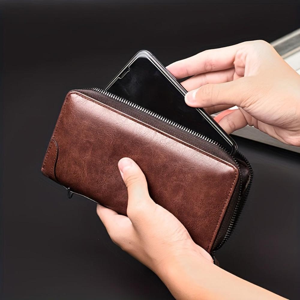 Clutch con cremallera RFID Holden