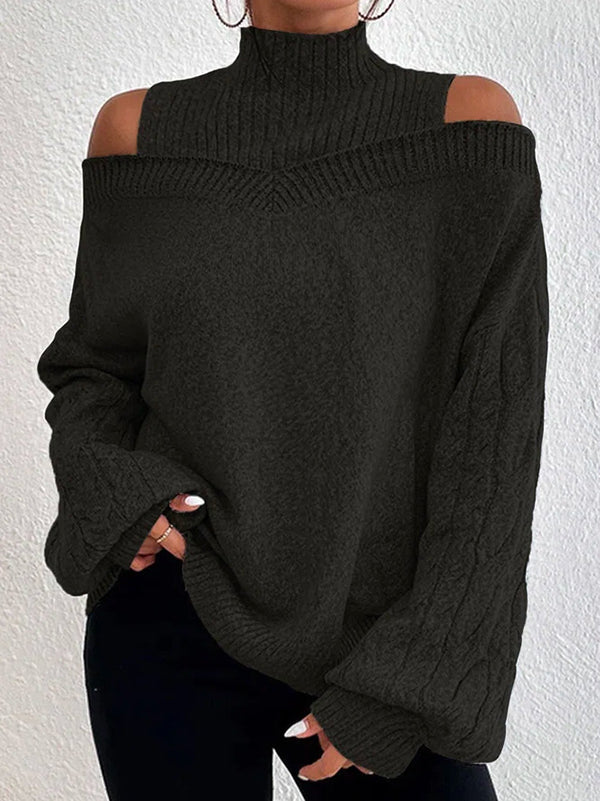 Bonnie | Pull découpé à épaules dénudées