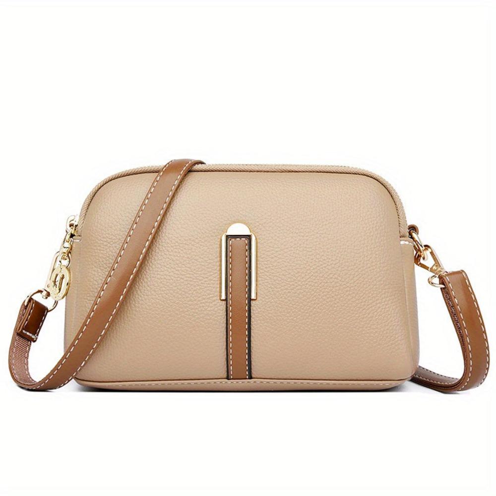 Bolso cruzado Mila con relieve Litchi