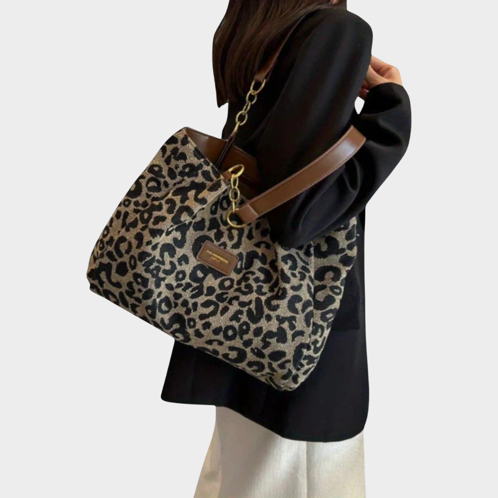 Kaia | Leopard Print Tote