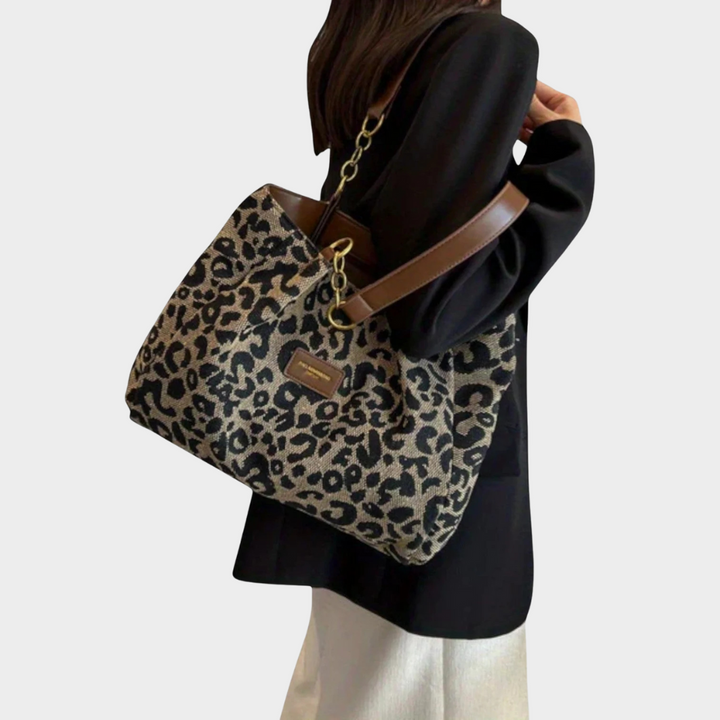Kaia | Leopard Print Tote