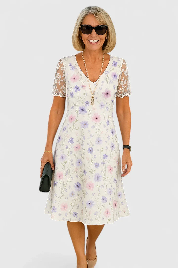 Brislyn | Robe midi élégante
