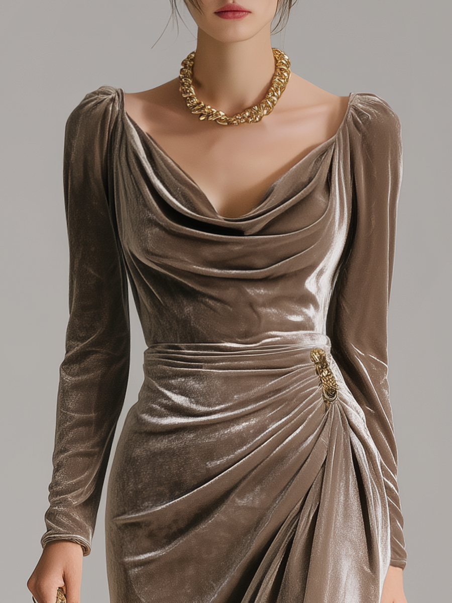 Sylvana | Elegantní midi šaty