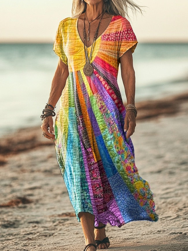 Solana™ | Maxi šaty Bohemian Sun