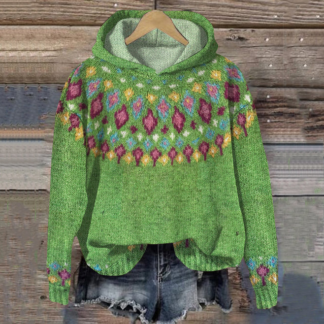 Carole | Sweat à capuche Warm Nordic