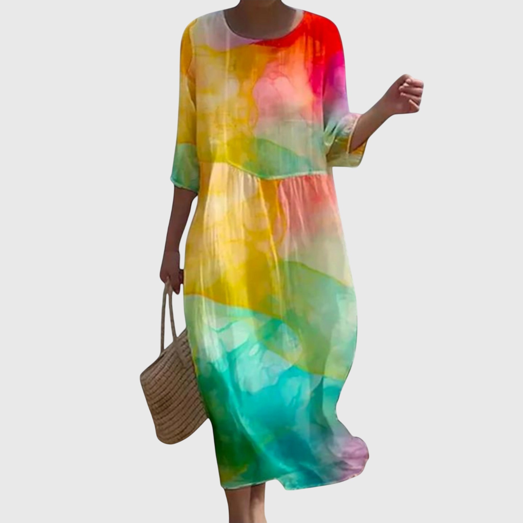Hayley™ | Stylové květované maxi šaty