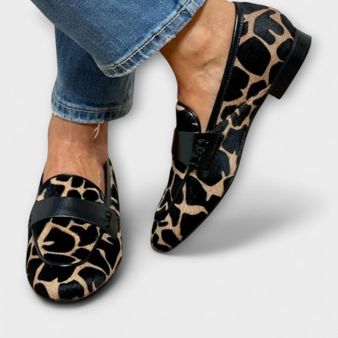 Trendy Leopard Loafers Shoes for an Elegant Style