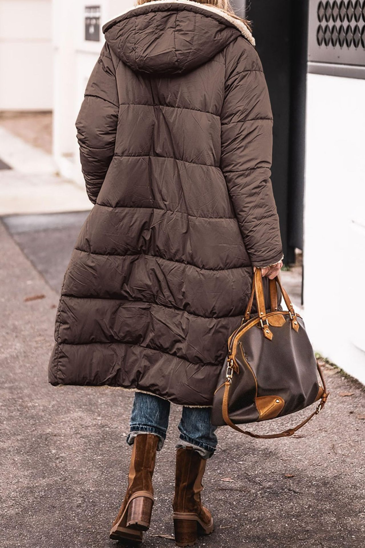 Johna – Luxusní oboustranný kabát Sherpa