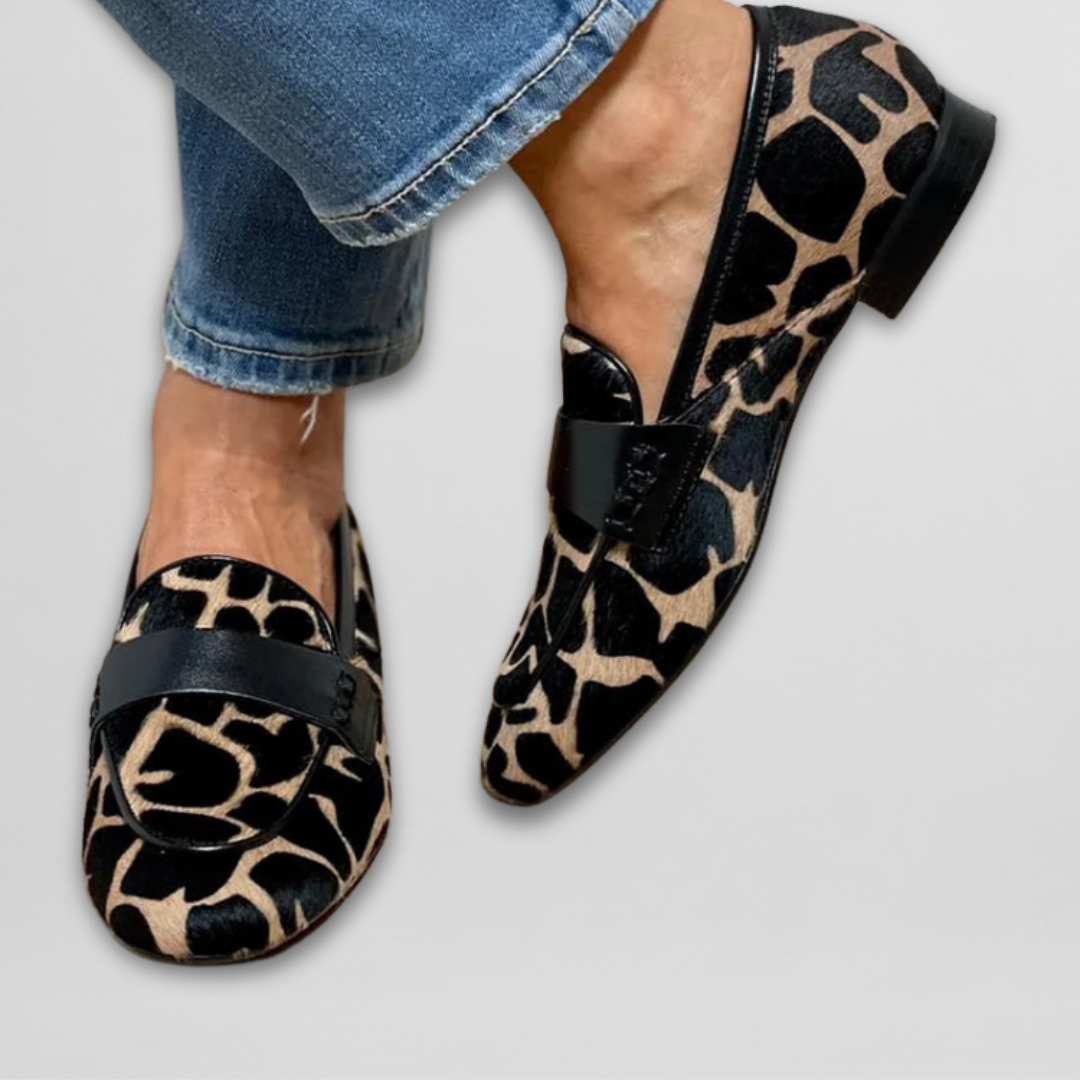 Leopardí vzor | Mokasíny s potiskem zvířecí kůže