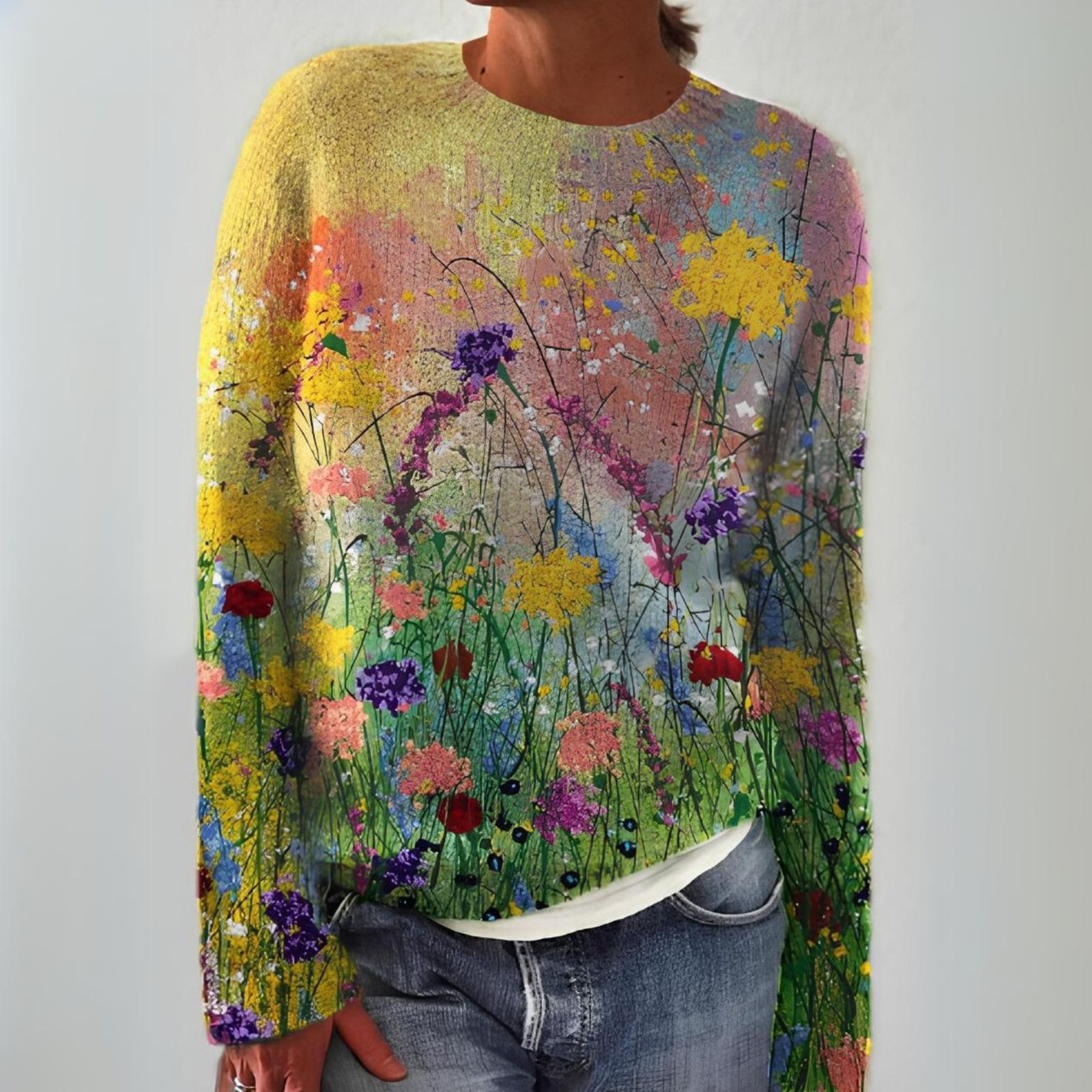 Marta | Chandail douillet floral