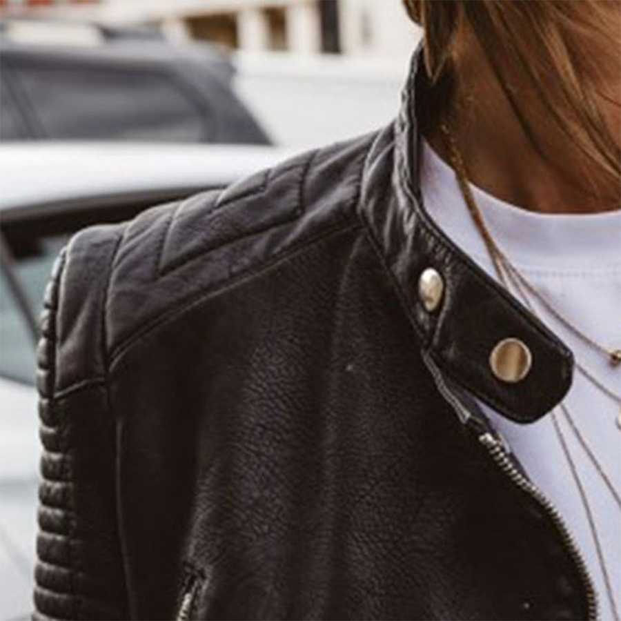 Janet | Chaqueta de Cuero Genuino