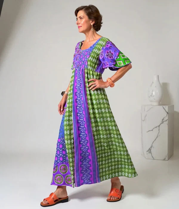 Corinne | Robe Bohème Colorée