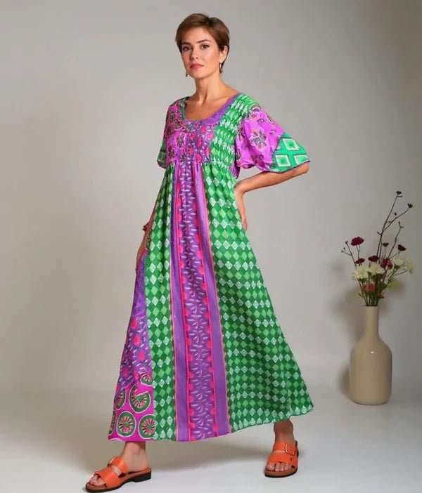 Corinne | Robe Bohème Colorée