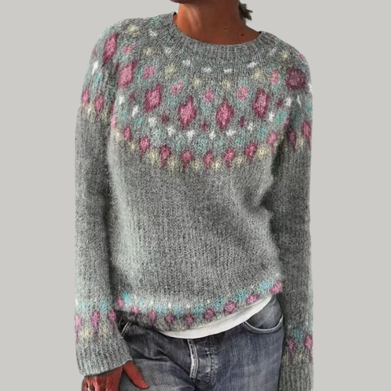 Candace | Pull en tricot à motifs