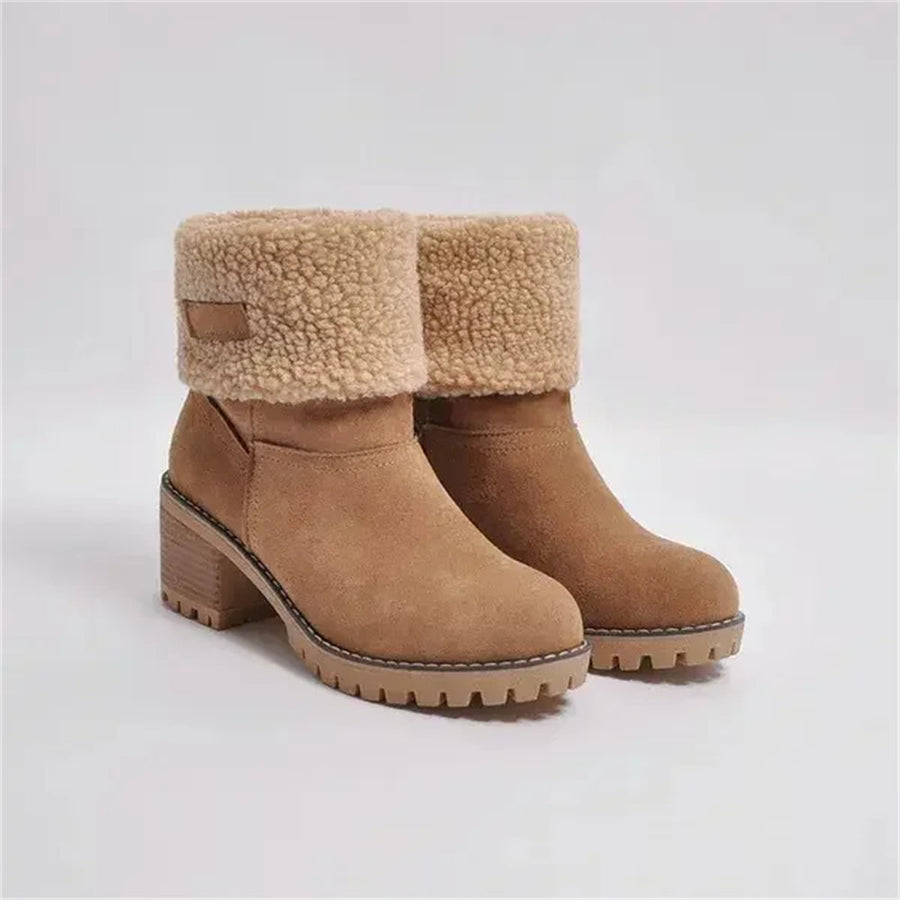Bottes Debbs imperméables doublées de laine douce pour femme