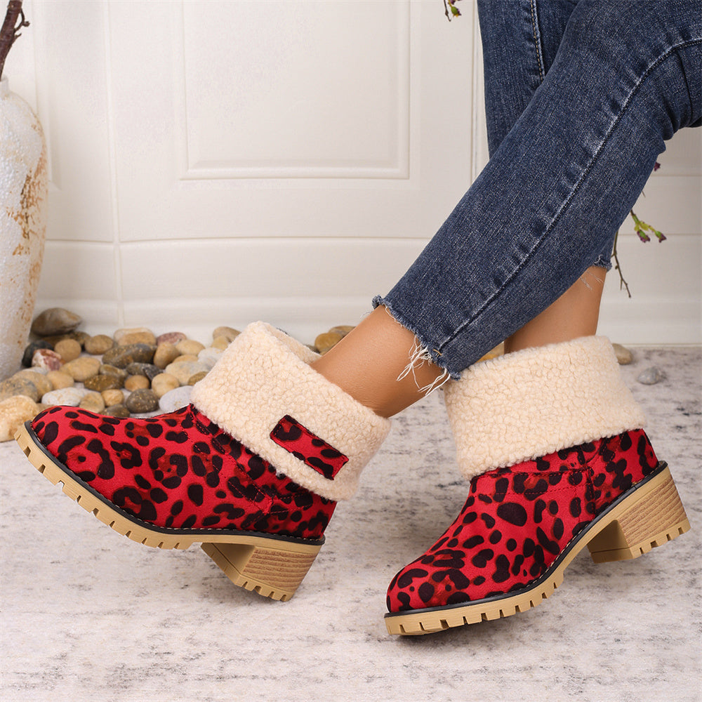 Bottes Debbs imperméables doublées de laine douce pour femme