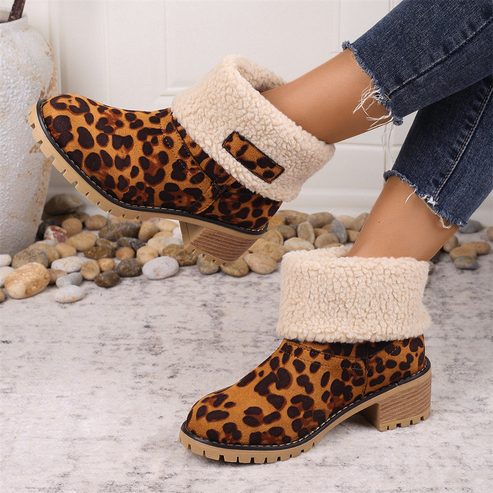 Bottes Debbs imperméables doublées de laine douce pour femme