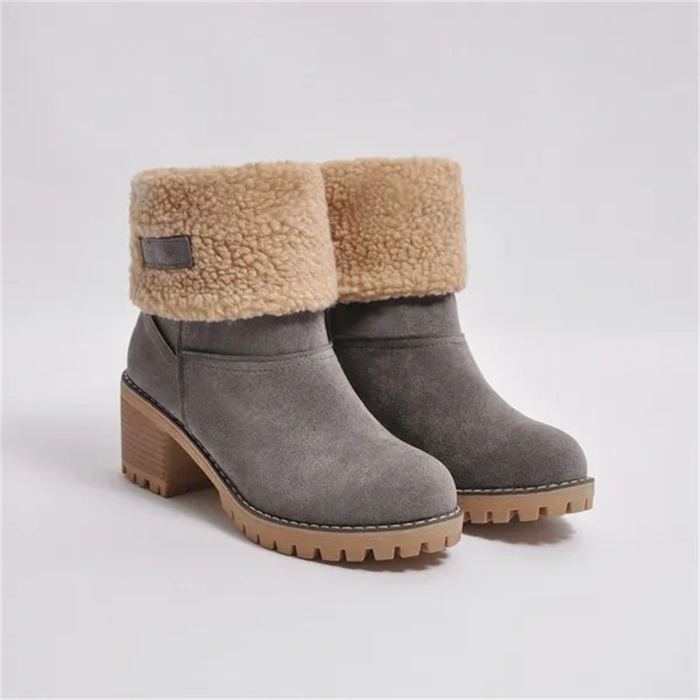Bottes Debbs imperméables doublées de laine douce pour femme