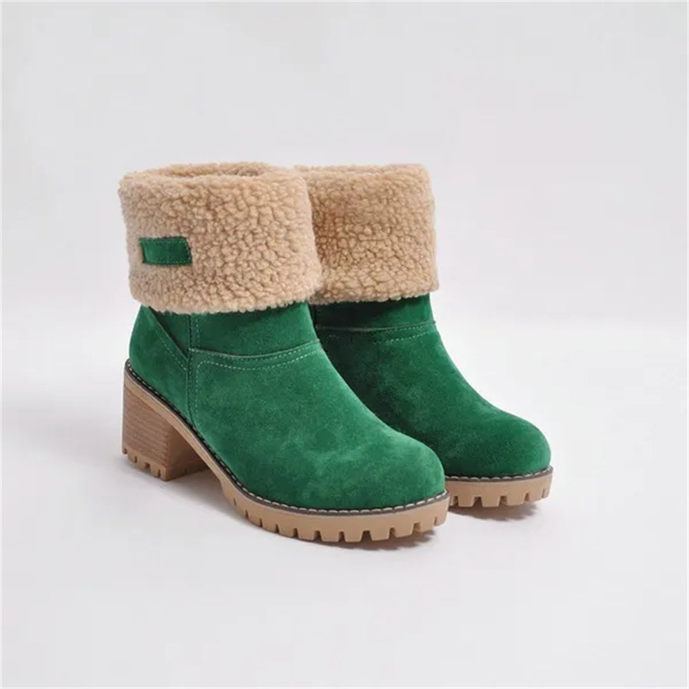 Bottes Debbs imperméables doublées de laine douce pour femme