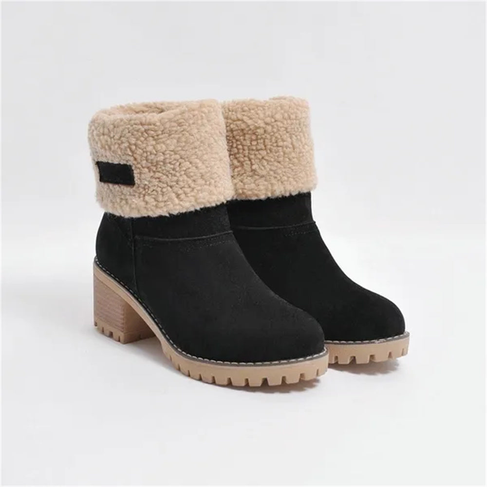 Bottes Debbs imperméables doublées de laine douce pour femme
