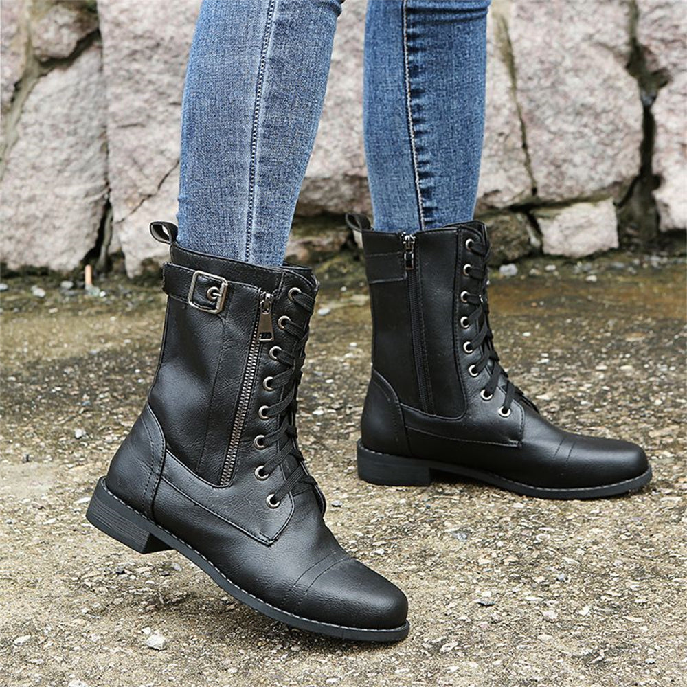 Bottes orthopédiques à fermeture éclair latérale Erica Toe