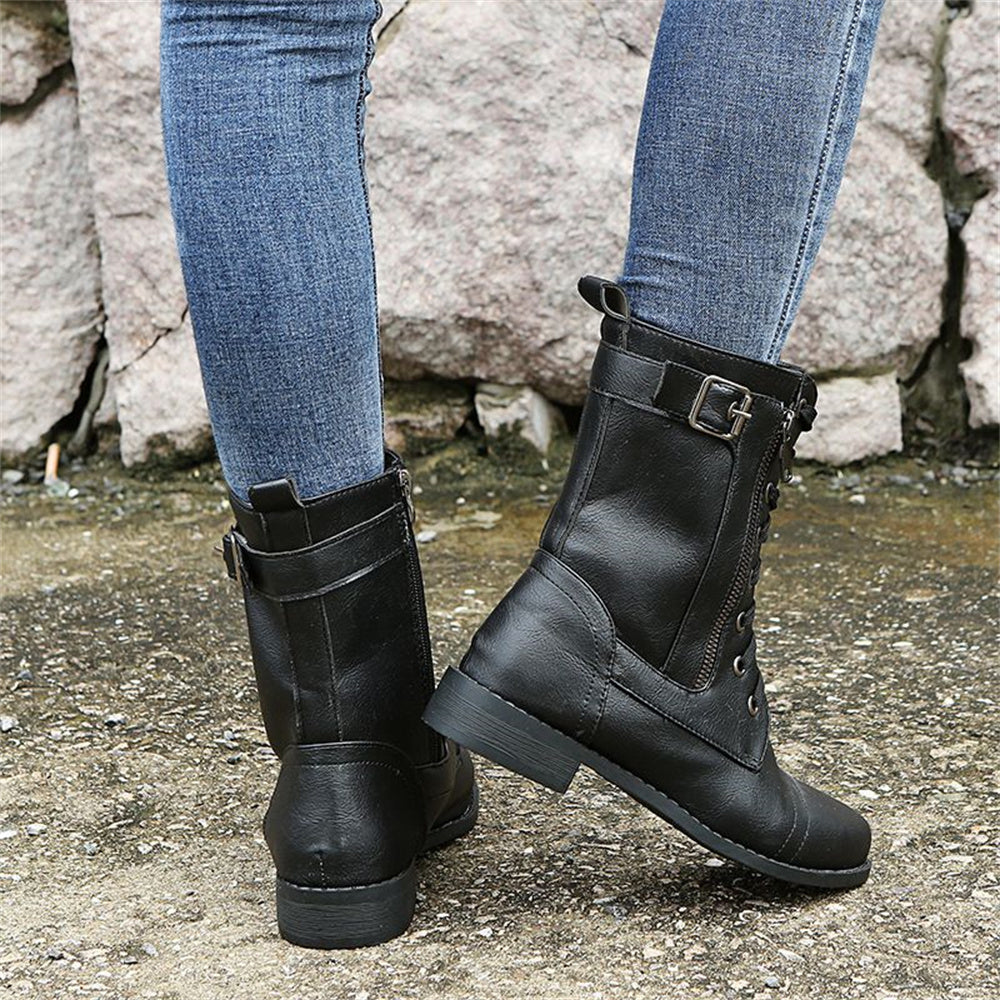 Bottes orthopédiques à fermeture éclair latérale Erica Toe