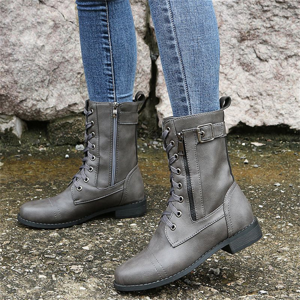 Bottes orthopédiques à fermeture éclair latérale Erica Toe